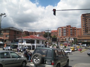 Our neighborhood in the western part of Cuenca.